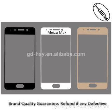 HUYSHE wholesale price for Meizu M3 Max 2.5D full cover fingerprint resistant tempered glass screen protector